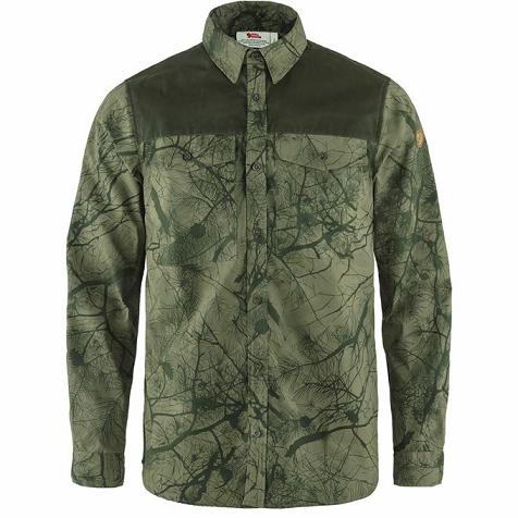 Fjallraven Värmland Shirts Green Singapore For Men (SG-126033)